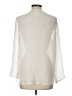 Zara Basic Polka Dots Ivory Long Sleeve Blouse Size L - photo 2