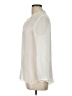 Zara Basic Polka Dots Ivory Long Sleeve Blouse Size L - photo 5