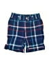 Gymboree 100% Cotton Plaid Blue Board Shorts Size 12-18 mo - photo 1