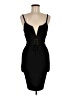 Few Moda Solid Black Cocktail Dress Size M - photo 1