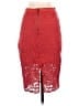 Pull&Bear 100% Polyester Red Formal Skirt Size L - photo 2