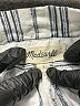 Madewell Stripes Silver Linen Pants Size 2 - photo 3