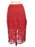 Pull&Bear 100% Polyester Red Formal Skirt Size L - photo 1
