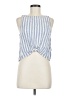 Alice + Olivia Blue Sleeveless Blouse Size M - photo 1