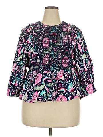 Crown & Ivy 3/4 Sleeve Blouse (view 1)