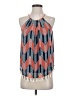 19 Cooper 100% Polyester Orange Sleeveless Blouse Size S - photo 1