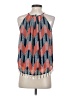 19 Cooper 100% Polyester Orange Sleeveless Blouse Size S - photo 2