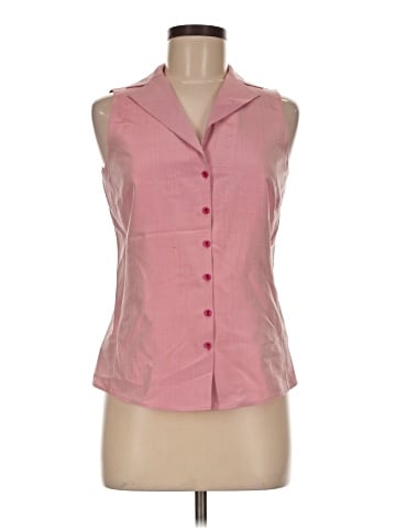 AKRIS Sleeveless Button-Down Shirt (view 1)