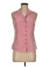 AKRIS Pink Sleeveless Button-Down Shirt Size 6 - photo 1