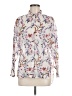 H&M Floral Ivory Long Sleeve Blouse Size 8 - photo 1