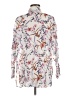 H&M Floral Ivory Long Sleeve Blouse Size 8 - photo 2