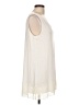 Logo Layers Ivory Sleeveless T-Shirt Size L - photo 4