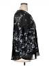 VIISHOW Black 3/4 Sleeve Blouse Size XL - photo 4