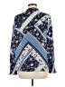 Cooper & Ella 100% Polyester Print Blue Long Sleeve Blouse Size M - photo 2
