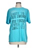 Express 100% Cotton Blue Short Sleeve T-Shirt Size L - photo 1