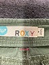 Roxy 100% Cotton Solid Green Cargo Shorts Size 11 - photo 3