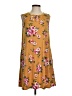Apt. 9 Floral Yellow Casual Dress Size S - photo 1