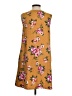 Apt. 9 Floral Yellow Casual Dress Size S - photo 2