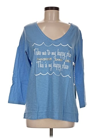 Caribbean Joe 3/4 Sleeve Top (view 1)