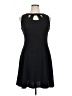 Alyx Solid Black Cocktail Dress Size 16 (petite) - photo 1