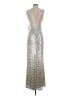 Emerald Sundae Metallic Silver Cocktail Dress Size S - photo 2