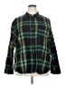 Old Navy Plaid Green Long Sleeve Button-Down Shirt Size XXL - photo 1
