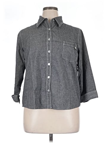 Coldwater Creek 3/4 Sleeve Button-Down Shirt (view 1)