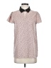 Nordstrom Rack 100% Polyester Polka Dots Pink Short Sleeve Blouse Size S - photo 1