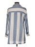 Old Navy Stripes Blue Long Sleeve Button-Down Shirt Size M - photo 2