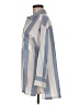 Old Navy Stripes Blue Long Sleeve Button-Down Shirt Size M - photo 5