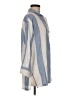 Old Navy Stripes Blue Long Sleeve Button-Down Shirt Size M - photo 4