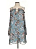 Hayden 100% Polyester Paisley Blue Casual Dress Size S - photo 1