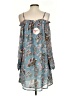 Hayden 100% Polyester Paisley Blue Casual Dress Size S - photo 2