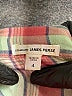 James Perse Plaid Pink Long Sleeve Button-Down Shirt Size XL (4) - photo 7