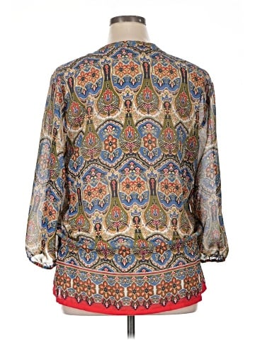 Jones New York Sport 3/4 Sleeve Blouse (view 2)
