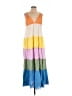 Roxy 100% Cotton Color Block White Casual Dress Size XL - photo 1