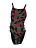 Speedo Argyle Black One Piece Swimsuit Size XXS (estimated) - photo 1