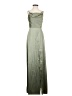 Assorted Brands Metallic Green Casual Dress Size 0 - photo 1