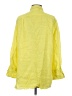 Zara Solid Yellow 3/4 Sleeve Button-Down Shirt Size XS - photo 2