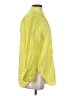 Zara Solid Yellow 3/4 Sleeve Button-Down Shirt Size XS - photo 4