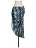PrettyLittleThing 100% Polyester Teal Blue Casual Skirt Size 10 - photo 2