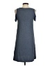 Paraphrase Solid Gray Casual Dress Size XS - photo 2
