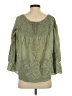 Baci Green 3/4 Sleeve Blouse Size Sm - Med - photo 2