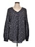 CAbi 100% Polyester Blue Long Sleeve Blouse Size L - photo 1