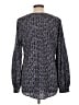 CAbi 100% Polyester Blue Long Sleeve Blouse Size L - photo 2