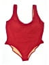 J.Crew Red One Piece Swimsuit Size 22 - photo 1