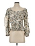 Sam Edelman 100% Cotton Ivory 3/4 Sleeve Blouse Size S - photo 1