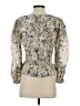 Sam Edelman 100% Cotton Ivory 3/4 Sleeve Blouse Size S - photo 2