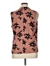 Ann Taylor 100% Polyester Brown Sleeveless Blouse Size XL - photo 2