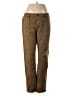 Garnet Hill Solid Brown Green Khakis Size 6 - photo 1